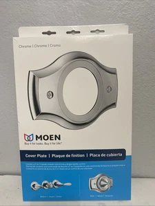 Moen 1920 Remodeling Cover Plate Chrome Made In USA Foreign Parts NEW - Picture 1 of 2