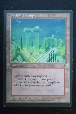 Magic The Gathering MTG SVYELUNITE TEMPLE Fallen Empires LP Lightly Played - Image 1 of 2