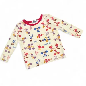 Camisa Térmica Oshkosh Cheerleader De Colección Rara Niñas Rosa Brillante Azul Púrpura 3T - Imagen 1 de 12