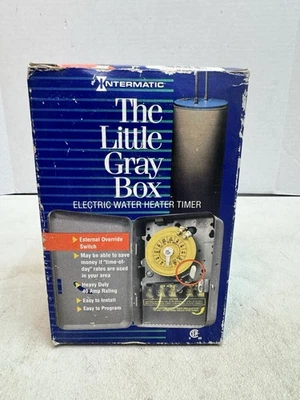Intermatic WH40 Electric Water Heater Timer, Gray, 7.75 x 5 x 3 inches - Image 1 of 4