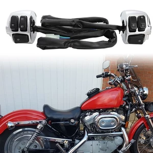 1" Handlebar Control Switches For Harley Sportster XL 883 1200 Custom 1996-2012 - Bild 1 von 13