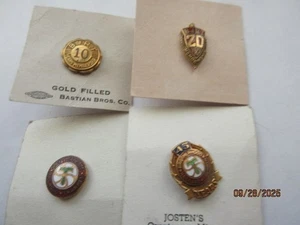 Vintage Brotherhood of Railroad Trainmen Pin Lot - Union Fraternal Labor Badges - Bild 1 von 8