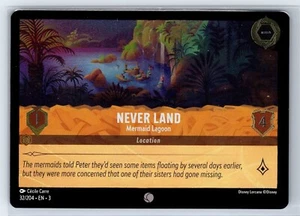Disney Lorcana Never Land Mermaid Lagoon 32/204 Foil - Picture 1 of 2