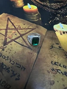 ILLUMINATI BAPHOMET ATTRACTION RING SEX CONTROL LUST MONEY POWER FAME - Picture 1 of 6