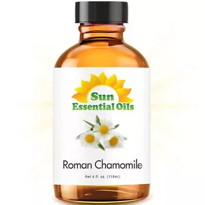 Best Chamomile (Roman) Essential Oil 100% Purely Natural Therapeutic Grade 4oz - Picture 1 of 4