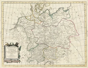 Antique map "Germania Antiqua" (Germany) Zatta, 1785 - Picture 1 of 8