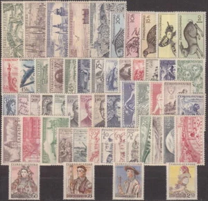 CZECHOSLOVAKIA - 1955 COMPLETE YEAR SET STAMPS- JAHRGANG - **MNH** - CHEAP !! - Bild 1 von 1