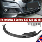 For Bmw 3 Series F30 F31 M Sport 2012-18 Carbon Fiber Front Bumper Lip Splitter