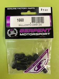 Serpent 1660 BALLJOINTS 5.8MM (20) 950 950r Nitro Car 1/8 - Picture 1 of 1