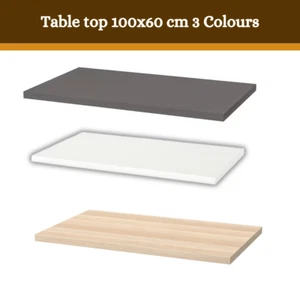 Nueva Mesa de Escritorio LINNMON 100x60 cm Sin Patas Agujeros Pretaladrados - Imagen 1 de 11