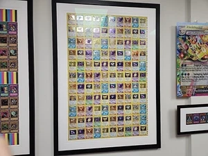 Pokemon WOTC Fossil Holo Rare Uncut Sheet Glass Framed - Picture 1 of 8