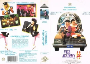 VICE ACADEMY PART 2 (1990) GINGER LYNN - LINNEA QUIGLEY - YUGOSLAVIAN VHS - Picture 1 of 1