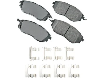 Para 2014-2018 Subaru Forester conjunto de pastilhas de freio dianteiro Akebono 74315NSHQ 2017 2015 - Imagem 1 de 2