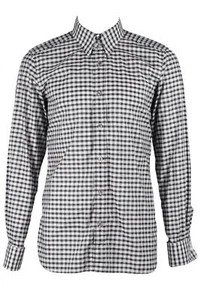 TOM FORD BLACK MEN'S COTTON SHIRT EU 40 UK 40 - Picture 1 of 4