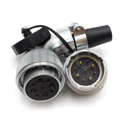 WEIPU WS28 9Pin Waterproof Power Aviation Connector,industry cable Plug Socket - Image 1 of 4
