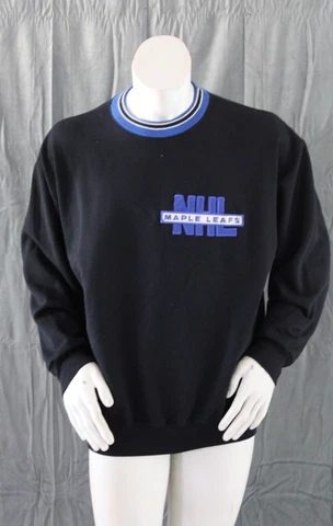 Toronto Maple Leafs Sweater (VTG) - NHL Team Logo by Nutmeg - Men's Large Cover