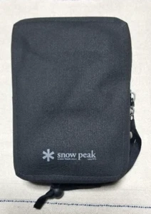 Hobonichi Snow Peak Collaboration Handbook Cover Pouch Black Size A6 Used - Picture 1 of 13