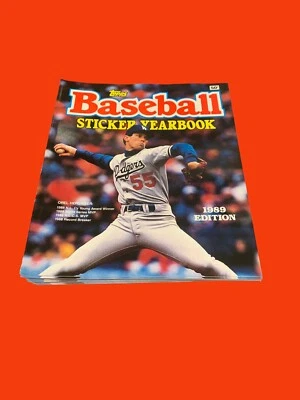 1989 Topps Baseball Sticker Album OREL HERSHISER Front Cover Ex Condition