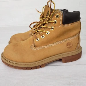 Timberland 12709 Wheat Nubuck Schnürstiefel Jugend US Größe 2 M - Bild 1 von 11