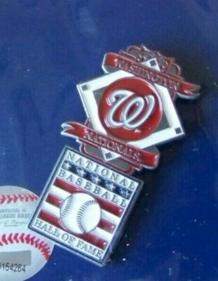 Washington Nationals National Baseball Hall of Fame pin MLB c38964 - Image 1 of 4
