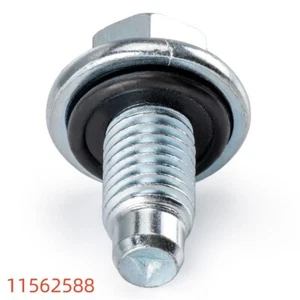 11562588 Oil Pan Drain Plug Bolt W/O-Ring For Cadillac CTS GMC Yukon 2008-15 - Picture 1 of 9