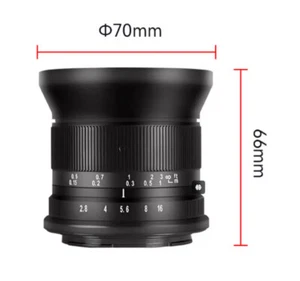 7artisans 12mm F2.8 II Manual Focus HD.MC LENS f/ Nikon Z mount Camera - Picture 1 of 4