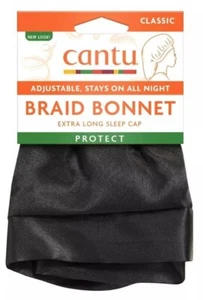 CANTU Braid Bonnet - Extra Long Sleep Cap - Adjustable - Stays on all night - Picture 1 of 5