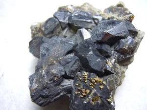 Sphalerit Chalkopyrit Multi Mineral in Matrix Stein aus Peru 45,4 Gramm - Bild 1 von 12