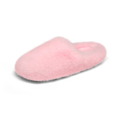 Women Comfortable Fuzzy Slippers Slip on Indoor Outdoor House Slippers Shoes - Image 1 of 2