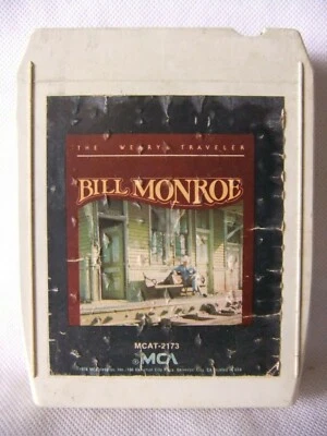 Bill Monroe The Weary Traveler 1976 8 Track Tape Bluegrass Mandolin MCAT 2173 - Image 1 of 3
