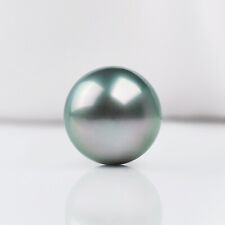 Luster~ Flawless 9.2mm Light Green Tahitian Saltwater Loose Pearl Undrilled
