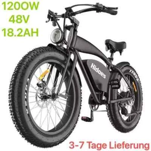 26 Zoll Hidoes B3 Elektrofahrrad 1200W 48V 18.2Ah Fat Tire E-Mountainbike - Bild 1 von 17