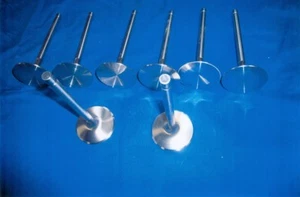 Ford 429-460 CJ/SCJ JET FLOW STAINLESS STEEL Exhaust Valves - Foto 1 di 1