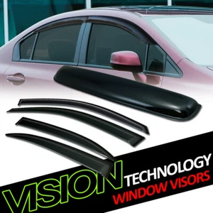 For 13-15 Malibu/16 Limited Smoke Sun Rain Guard Window Visor+Moonroof Deflector - Picture 1 of 2