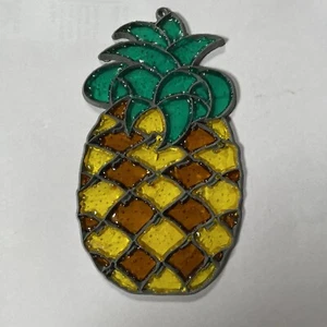 Pineapple Suncatcher Window Decoration Ornament Stained Glass - 5 Inches - Picture 1 of 5