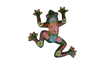 Frog Ceramic Talavera Outdoor Figurine Decoration Home Patio Garden Decor - Picture 1 of 1