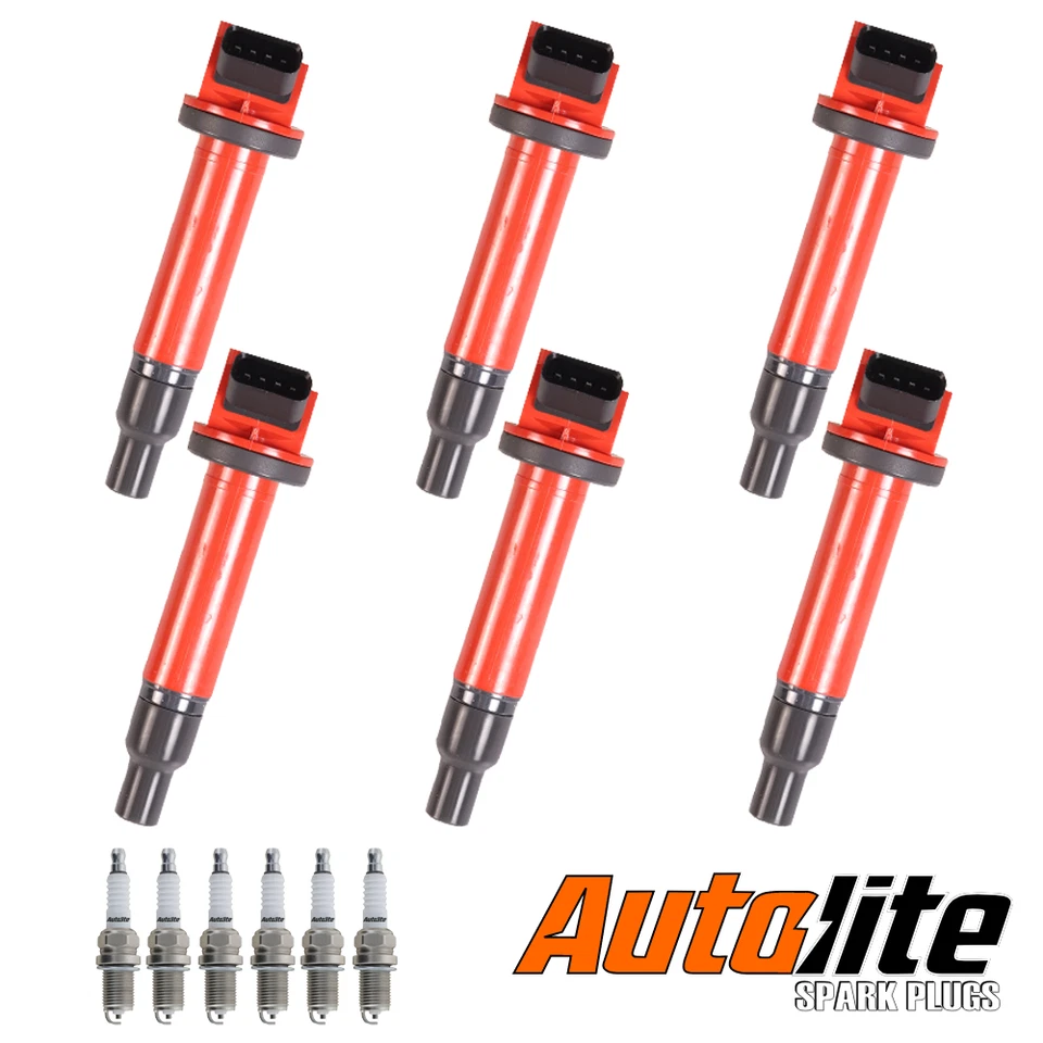 Bobina de encendido Energy y bujía Autolite para Toyota Solara V6 UF267 2004-2008 Foto 1 de 4