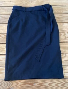 Banana Republic NWT $89.50 Women’s Tie Waist skirt Size 2 Black CC - Picture 1 of 8