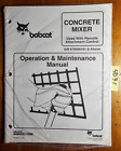 Bobcat Concrete Mixer Used With Remote Control S/N 678500101- Oper Maint Manual