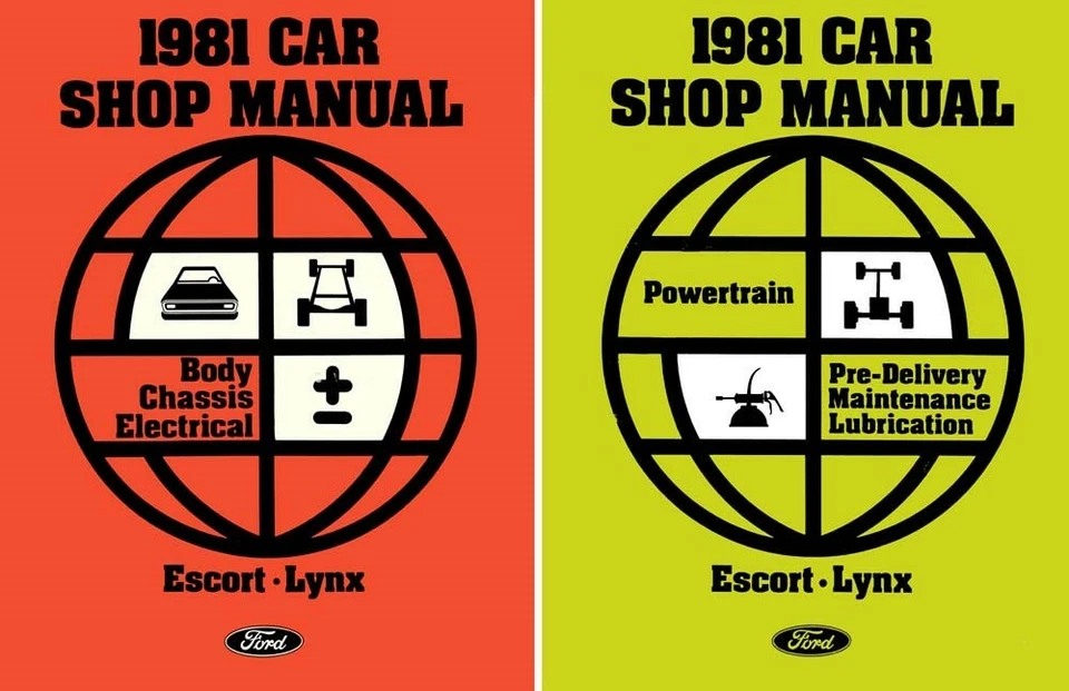 Ford Escort 1981, Mercury Lynx manual de reparación de taller Foto 1 de 1