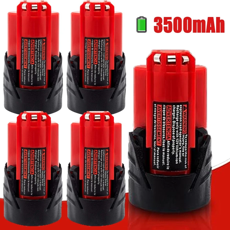 12V For Milwaukee Battery For M12 Lithium 12V 48-11-2420 Capacity Battery