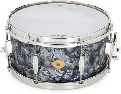 Slingerland Radio King Artist Snare Drum - 6.5 inches x 14 inches, Black Diamon - Image 1 of 4