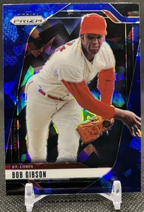 2025 Panini Prizm BOB GIBSON Blue Ice Prizm! - St. Louis Cardinals HOF - Picture 1 of 2
