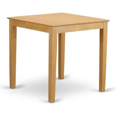 Mesa cuadrada de madera East West Furniture Pub 36" en roble Foto 1 de 3