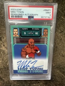 2023 Leaf Mike Tyson Punch Out NES Reimagined AUTOGRAPHED signed AUTO Card PSA 9 - Bild 1 von 2