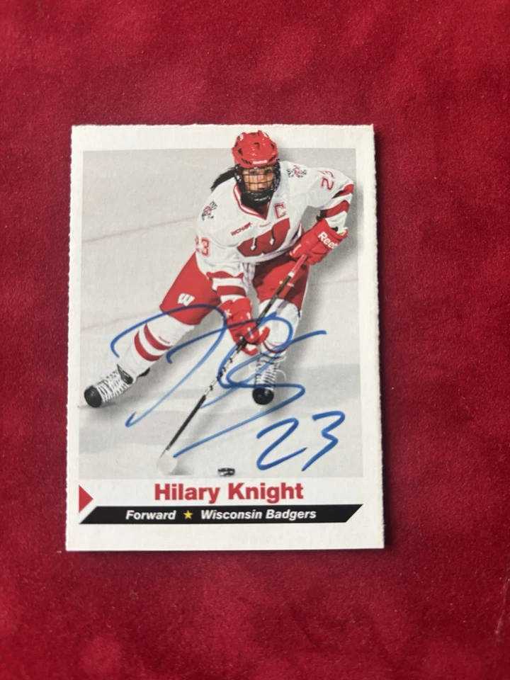 HILARY KNIGHT ROOKIE SIGNED AUTHENTIC Sports Illustrated for Kids SI USA Hockey - Imagem 1 de 1