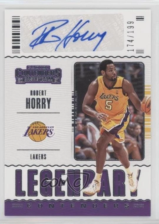 2020-21 Panini Contenders Legendary /199 Robert Horry #LC-RHO Auto - Image 1 of 2