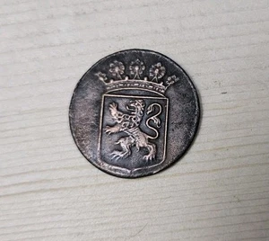 1746 Colonial Copper Coin Lion Crown 279 Year Old Shipwreck VoC NY Penny River - Picture 1 of 2