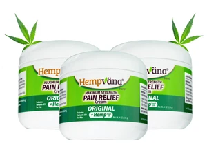Hempvana Original Relief Cream w/ Seed Max Strength High BloodPressure Safe - Picture 1 of 14