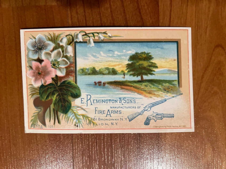 Tarjeta comercial Rem9ington Firearms 1887 Foto 1 de 1